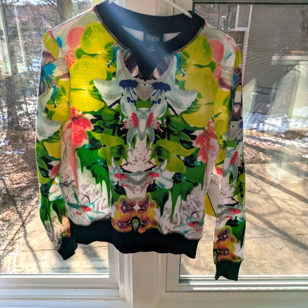 Prabal gurung small orchid sweatshirt nwt small